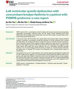 Left ventricular systolic dysfunction with concomitant bradyarrhythmia in a patient with POEMS syndrome: a case report