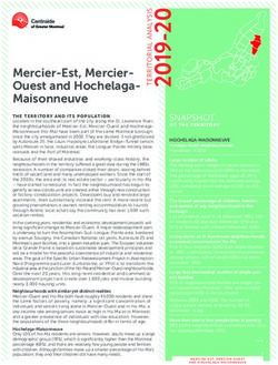 Mercier-Est, Mercier-Ouest and Hochelaga-Maisonneuve