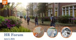 HR Forum June 2, 2021 - UF Human Resources