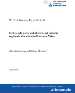 Motorcycle parts and aftermarket industry regional value chain in Southern Africa - WIDER Working Paper 2019/38 - unu-wider