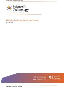 TEQSA - Draft legislative instrument - 28 April 2021 - Science and ...