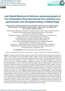 Last Glacial Maximum to Holocene paleoceanography of the northwestern Ross Sea inferred from sediment core geochemistry and micropaleontology at ...