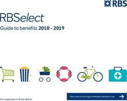 Guide to benefits 2018 2019 - For employees in Great Britain - RBSelect