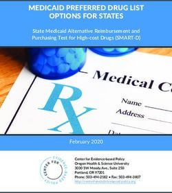 MEDICAID PREFERRED DRUG LIST OPTIONS FOR STATES