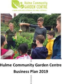 Hulme Community Garden Centre Business Plan 2019