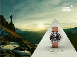 Timepieces 2018 - Montblanc