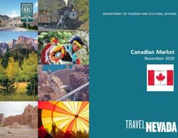 Canadian Market November 2018 - Nevada Governor's Global Tourism Summit
