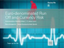 Euro-denominated Run Off and Currency Risk - Commutation Rendez-Vous 11 June 2013 Rory Unsworth Head Contracts Hub Zurich