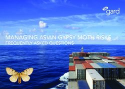 MANAGING ASIAN GYPSY MOTH RISKS - FREQUENTLY ASKED QUESTIONS - GARD