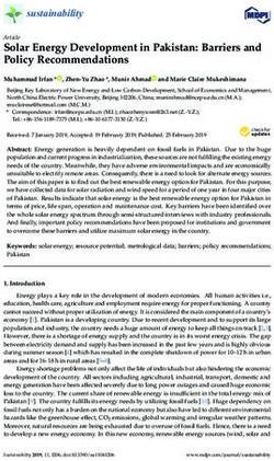 Solar Energy Development in Pakistan: Barriers and Policy Recommendations - MDPI