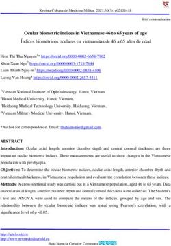 Ocular biometric indices in Vietnamese 46 to 65 years of age