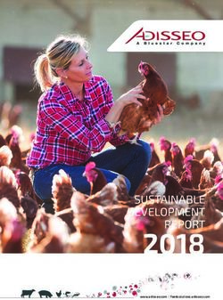 2018 REPORT SUSTAINABLE DEVELOPMENT - Adisseo