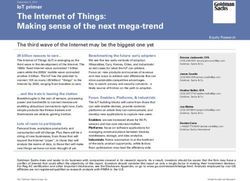 The Internet of Things: Making sense of the next mega-trend