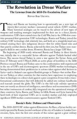 The Revolution in Drone Warfare - Department of Defense