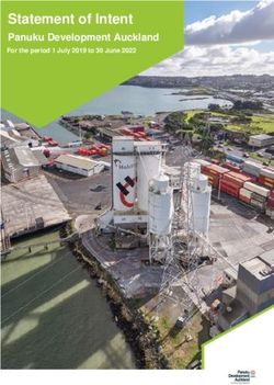 Statement of Intent Panuku Development Auckland - For the period 1 July 2019 to 30 June 2022