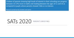 SATs 2020 PARENTS BRIEFING