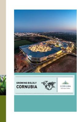CORNUBIA GROWING BOLDLY - Tongaat Hulett Developments