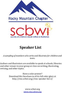 Speaker List - Society of Children's ...
