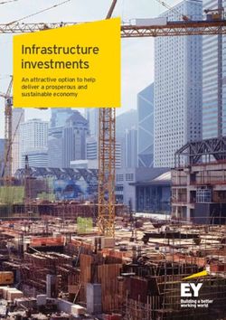 Infrastructure investments - An attractive option to help deliver a prosperous and sustainable economy - EY