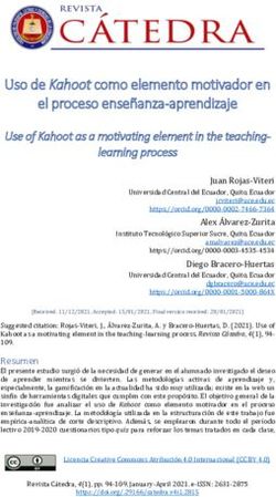 Uso de Kahoot como elemento motivador en el proceso enseñanza-aprendizaje