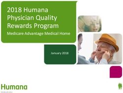 2018 HUMANA PHYSICIAN QUALITY REWARDS PROGRAM - MEDICARE ADVANTAGE MEDICAL HOME JANUARY 2018 - MCLAREN ...