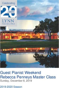 Guest Pianist Weekend Rebecca Penneys Master Class - Sunday, December 8, 2019 2019-2020 Season