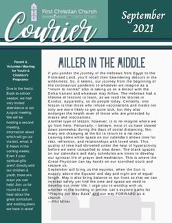 September 2021 - First Christian Church Richmond KY