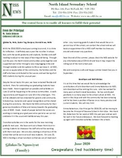 Our central focus is to enable all learners to fulfill their potential - North Island Secondary School