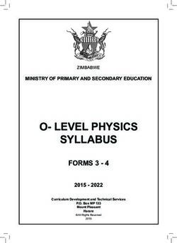 O- LEVEL PHYSICS SYLLABUS - FORMS 3 4 2015 - 2022 - ministry of primary and secondary ...