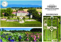 2019 PRESS PACK GARDENS AND SCULPTURES - Ch&acirc;teau de Vullierens