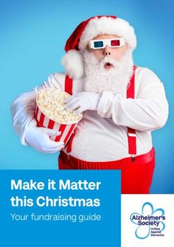 Make it Matter this Christmas - Your fundraising guide - Alzheimer's Society