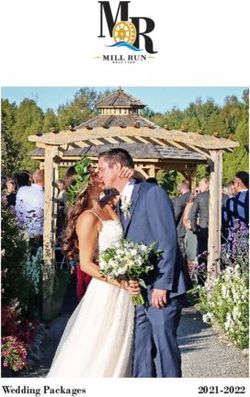 Wedding Packages 2021-2022 - Mill Run Golf Club