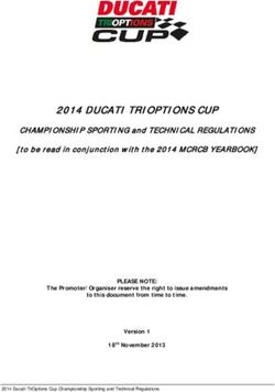 2014 DUCATI TRIOPTIONS CUP - CHAMPIONSHIP SPORTING and TECHNICAL REGULATIONS