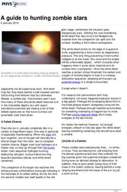 A guide to hunting zombie stars - Phys.org