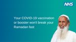 Ramadan Supporting COVID-19 vaccination uptake during - NHS England