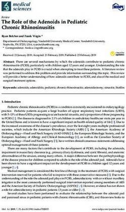 The Role of the Adenoids in Pediatric Chronic Rhinosinusitis - MDPI