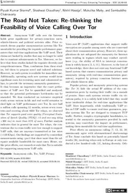 The Road Not Taken: Re-thinking the Feasibility of Voice Calling Over Tor