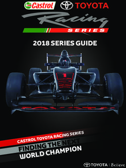 WORLD CHAMPION - 2018 SERIES GUIDE - Toyota NZ