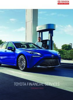 TOYOTA FINANCIAL SERVICES - CORPORATE GUIDE