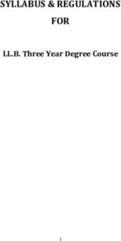 SYLLABUS & REGULATIONS FOR - LL.B. Three Year Degree Course - Mohanlal Sukhadia University