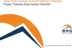 Value Chain Analysis of the PV Market in Pakistan Project "Pakistan Solar Quality Potential"