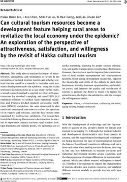 Can cultural tourism resources become a development feature helping rural areas to revitalize the local economy under the epidemic? An exploration ...