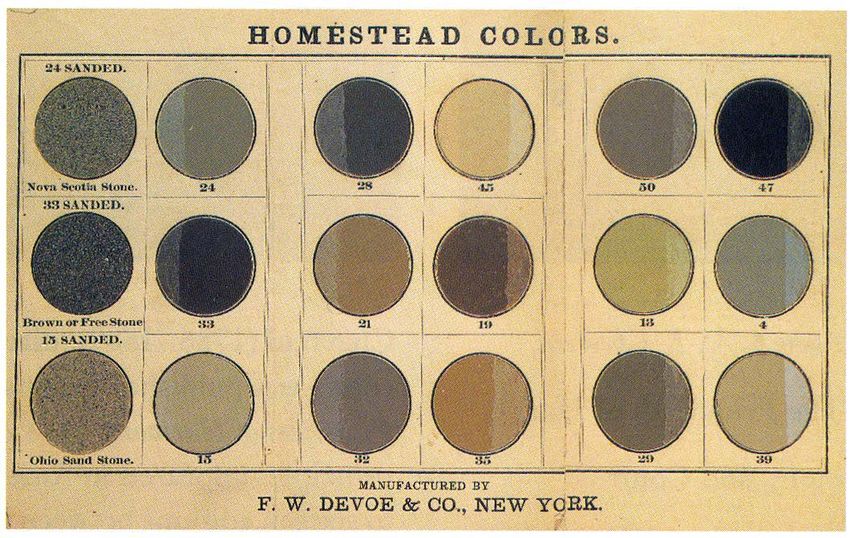 Devoe Coatings Color Chart