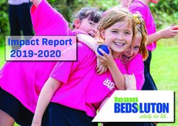 Impact Report 2019-2020 - team BEDS&LUTON