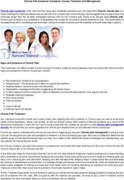 Chronic Pain Syndrome: Symptoms, Causes, Treatment, And Management