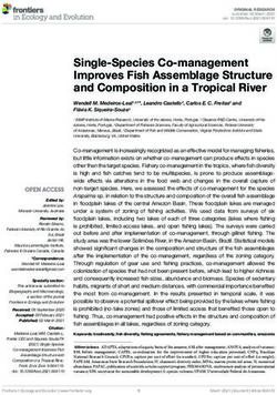 Single-Species Co-management Improves Fish Assemblage Structure and Composition in a Tropical River - Frontiers