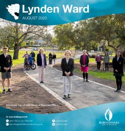 Lynden Ward AUGUST 2020 - Boroondara