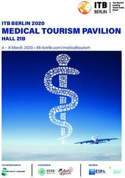 MEDICAL TOURISM PAVILION - ITB BERLIN 2020