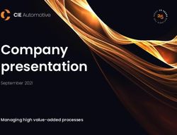 Company presentation September 2021 - Managing high value-added processes - CIE Automotive