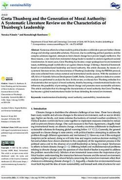 Greta Thunberg and the Generation of Moral Authority: A Systematic Literature Review on the Characteristics of Thunberg's Leadership - MDPI